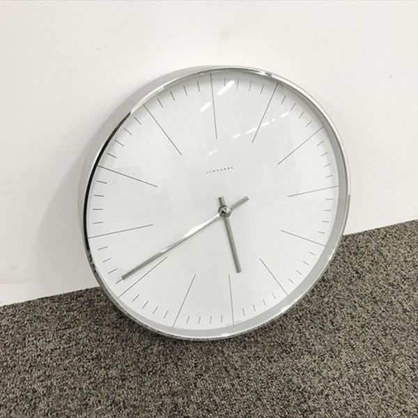 壁掛時計 ユンハンス アナログ時計 掛け時計 シルバー