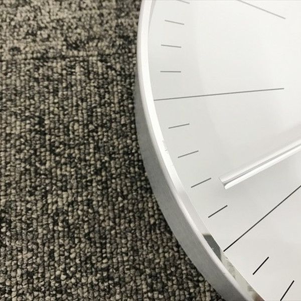 壁掛時計 ユンハンス アナログ時計 掛け時計 シルバー