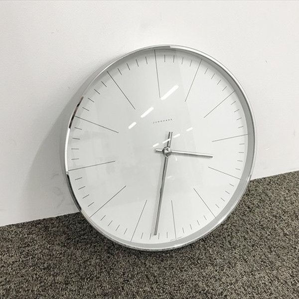 掛け時計 壁掛時計 ユンハンス アナログ シルバー