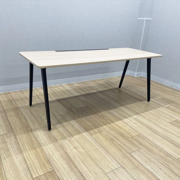 オフィスデスク 平デスク レムナ 引出し無 ワークデスク W1800 D700 内田洋行 ウチダ ナチュラルファインウッド