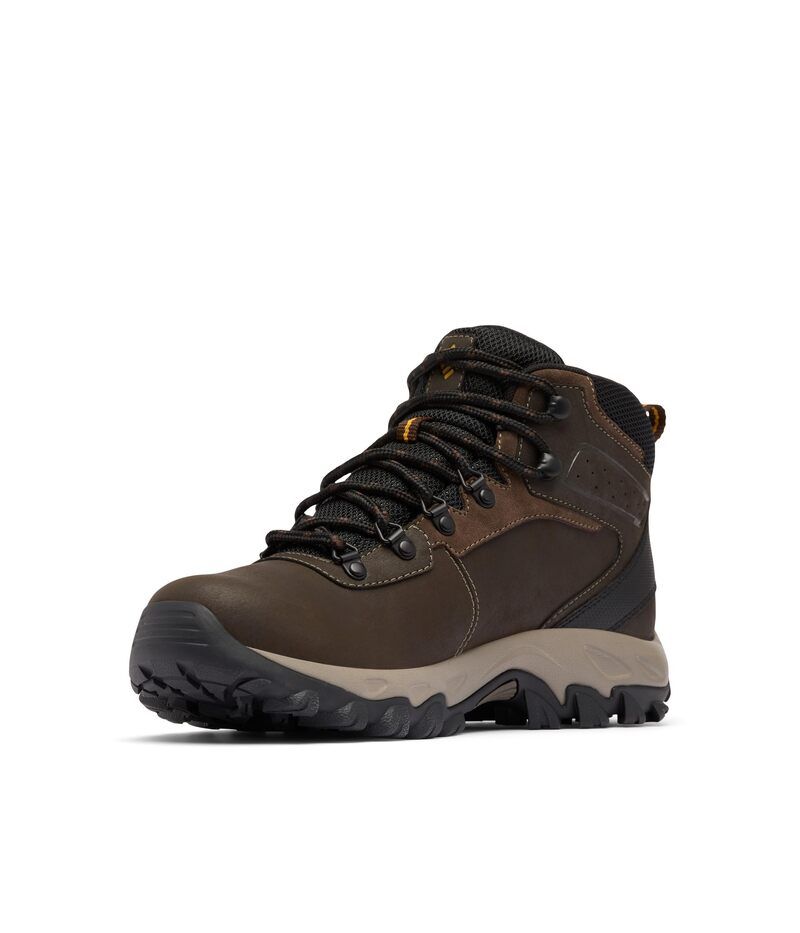 コロンビア メンズ シューズ スニーカー プラスサイズ Columbia Newton Ridge Plus II Waterproof CordovanSquash
