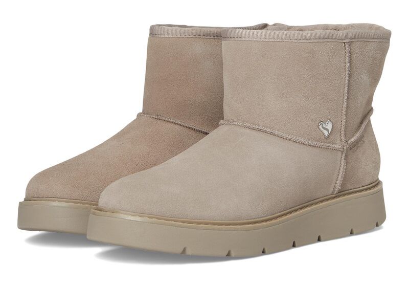 スケッチャーズ レディース シューズ ブーツ・レインブーツ SKECHERS Keepsakes Cozy Cozy Shorty Hands Free Slipins Taupe トープ
