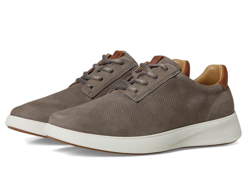 ジョンストンアンドマーフィー メンズ シューズ オックスフォード Johnston Murphy Ackerson Perfed Plain Toe Gray Nubuck グレー
