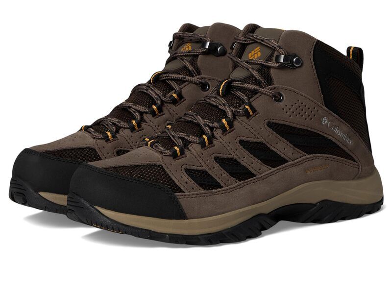 コロンビア メンズ シューズ スニーカー Columbia Crestwood Mid Waterproof CordovanSquash