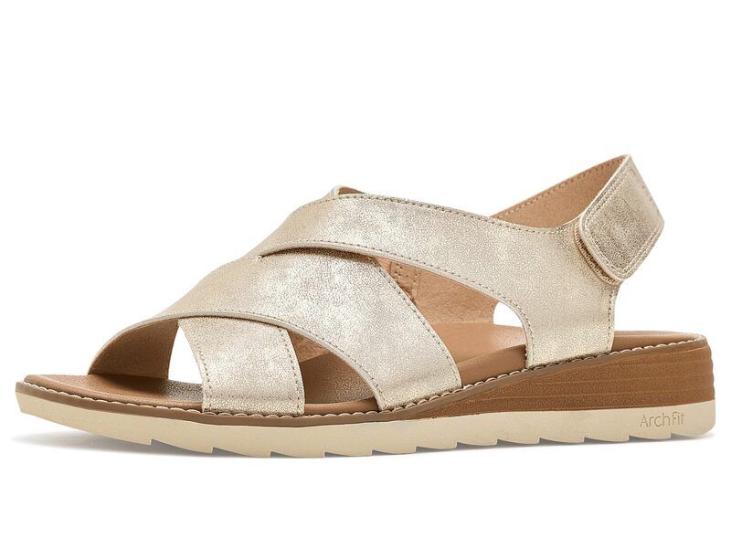 スケッチャーズ レディース シューズ サンダル BOBS from SKECHERS Bobs Arch Fit Oasis Cozy Crosser Champagne シャンパン