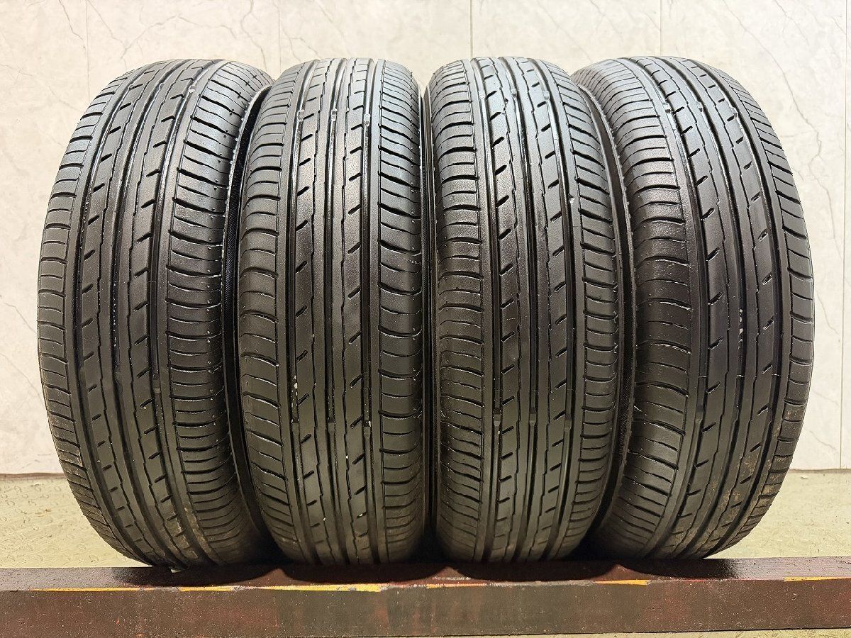 YOKOHAMA BluEarth-Es ES32 155/70R13 13インチ 夏タイヤ 4本 25年製 バリ溝 バモス NV100クリッパー スクラム タウンボックス等　(MTP697)