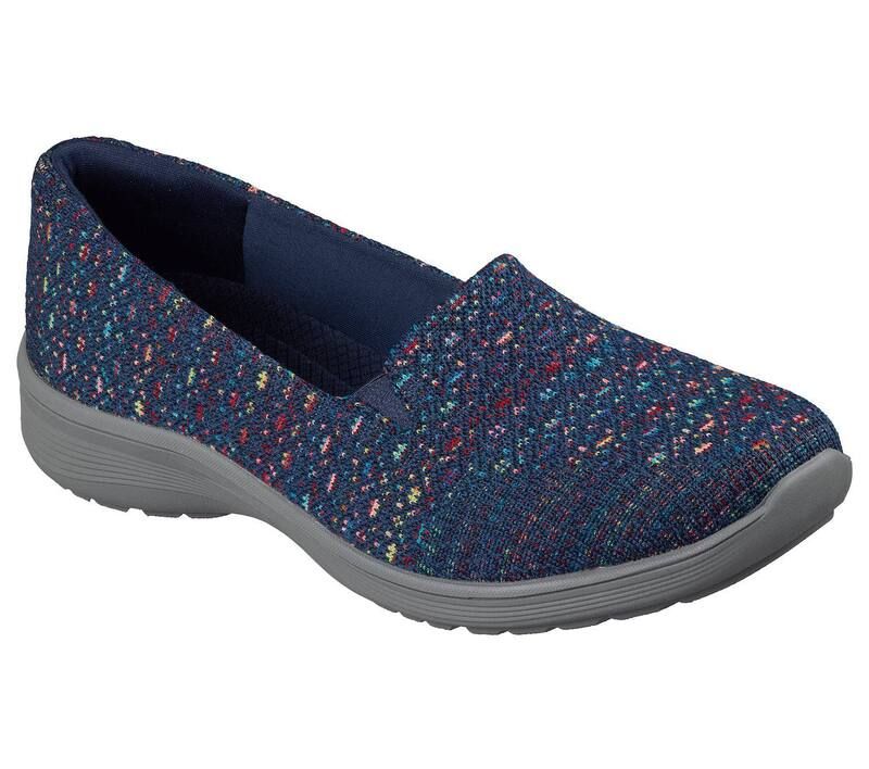 スケッチャーズ レディース シューズ サンダル リラックスフィット スニーカー Skechers Relaxed Fit WomenslipOn Comfort Sneakers Navy Multi