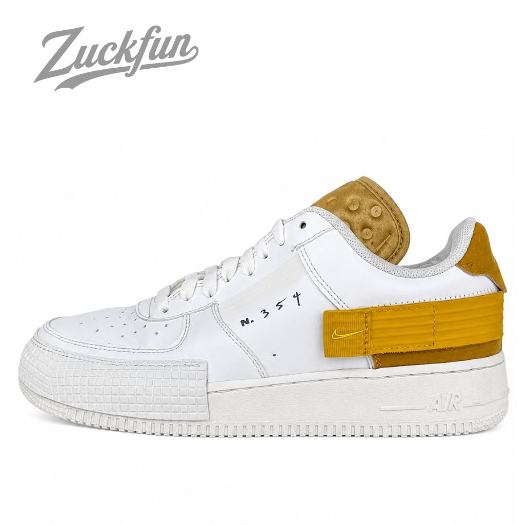 NIKE AIR FORCE 1 TYPE エア フォース 1 ホワイト ゴールド 白 メンズ ナイキ スニーカー 26 cm U06940