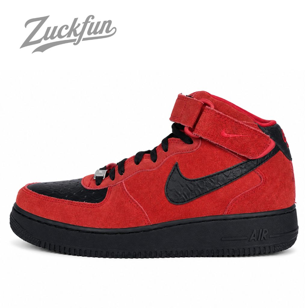 NIKE AIR FORCE 1 MID 07 エア フォース 1 ミッド カット レッド ブラック 黒 メンズ ナイキ スニーカー 27 cm U09505