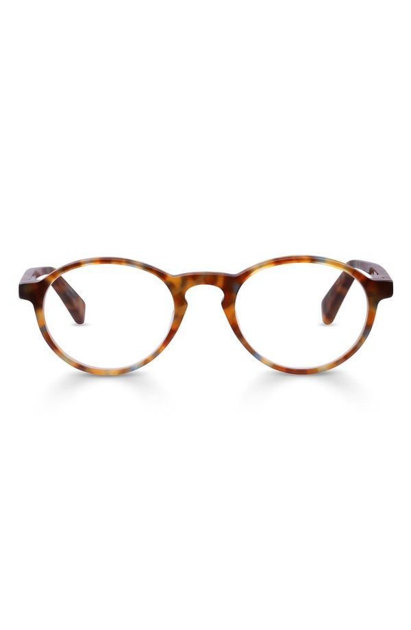 アイブブス レディース アクセサリー サングラス・アイウェア eyebobs Board Stiff 49mm Round Readinglassespotty Blue Tortoise ブルー