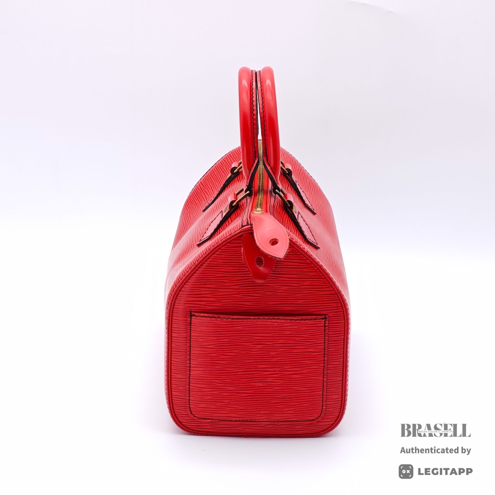 LOUIS VUITTON スピーディ25 M43017 バッグ ハンドバッグ ミニボストンバッグ 横長 レッド レディース 鍵 パドロック LOUIS VUITTON スピーディ25 M43017 バッグ ハンドバッグ ミニボストンバッグ 横長 レッド レディース 鍵 パドロック