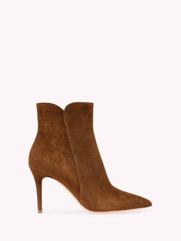 ジャンヴィト ロッシ レディース シューズ ブーツ・レインブーツ Gianvito Rossi Levy 85 Booties Brown ブラウン