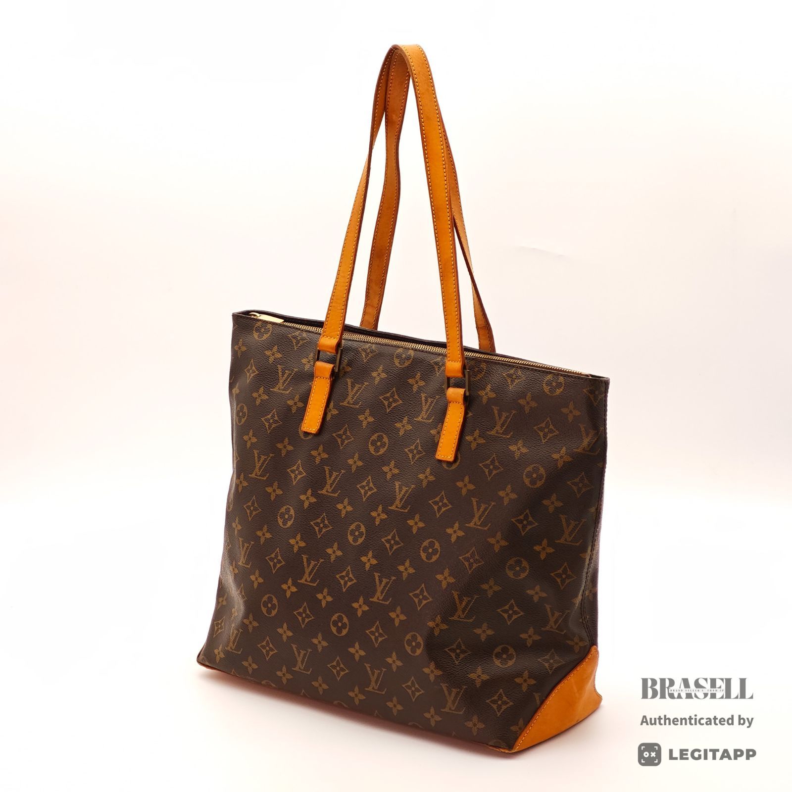 LOUIS VUITTON カバメゾ M51151 バッグ トートバッグ 大容量 通勤 バケットバッグ ブラウン レディース