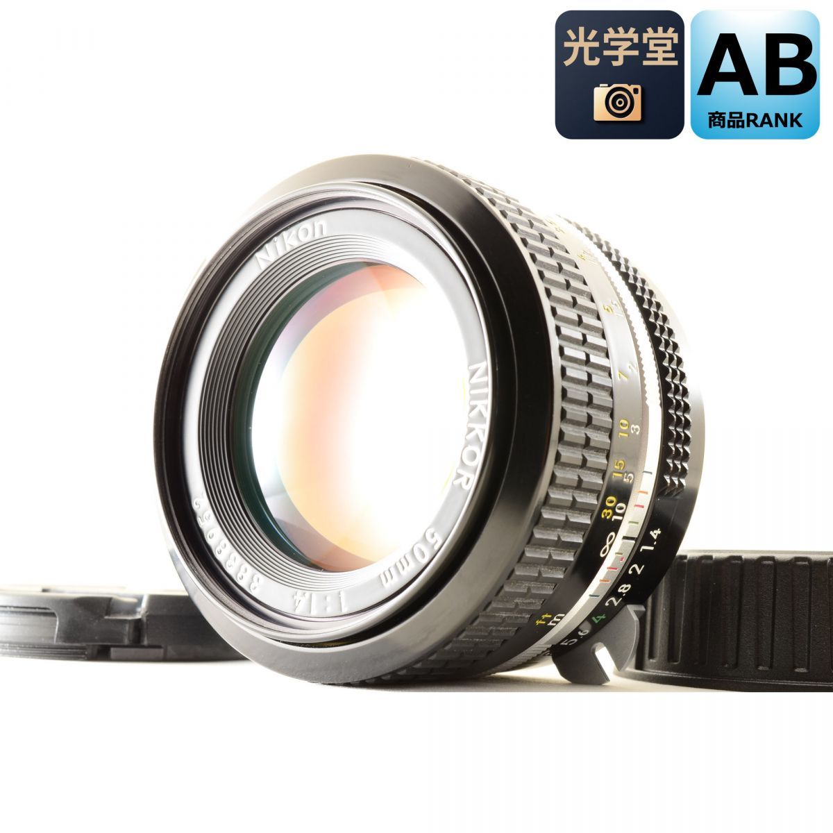 Nikon New NIKKOR 50mm f/1.4 非Ai 50mm f/1.4 単焦点 カメラレンズ