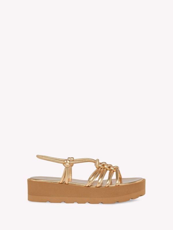 ジャンヴィト ロッシ レディース シューズ サンダル Gianvito Rossi Hebe Sandal Metallic Gold Leather ゴールド
