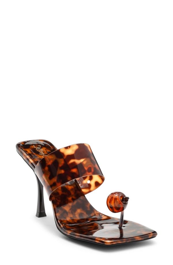 ジェフリー キャンベル レディース シューズ ヒール サンダル Jeffrey Campbell Aqueousandal Tortoise
