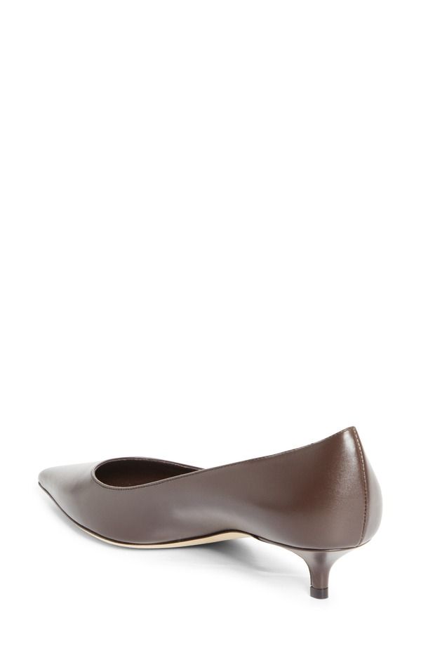 ジミーチュー レディース シューズ パンプス ヒール Jimmy Choo Amelia Pointed Toe Kitten Heel Pump Chocolate チョコレート ジミーチュー レディース シューズ パンプス ヒール Jimmy Choo Amelia Pointed Toe Kitten Heel Pump Chocolate チョコレート