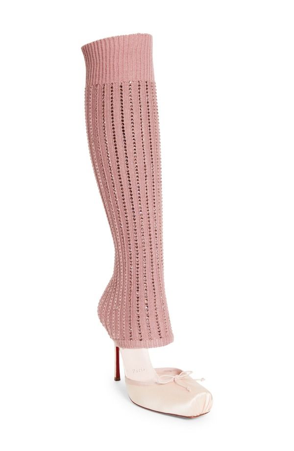 クリスチャン・ルブタン レディース シューズ パンプス Christian Louboutin Cassiannmac Leg Warmer Hybrid Pumpoupee Poupee