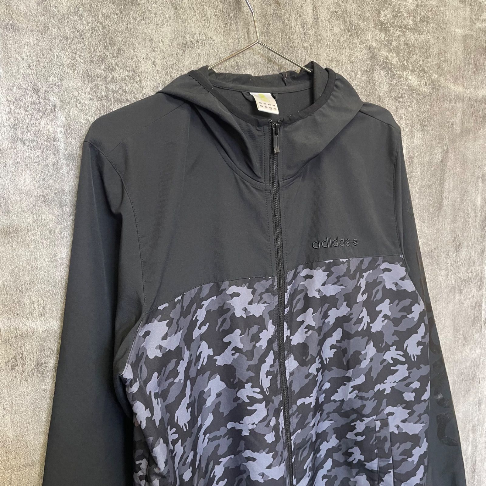Y884】adidas NEO アディダスネオ セットアップナイロンジャケット XL