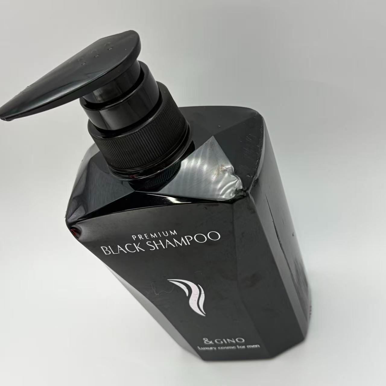 &GINO 頭皮ケア プレミアムブラックシャンプー 400ml【 スカルプ 男性