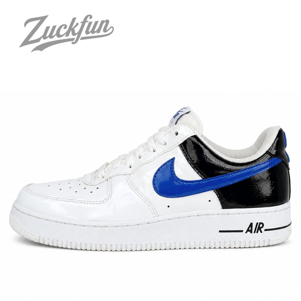 NIKE AIR FORCE 1 07 LOW GAME ROYAL エア フォース 1 ロー カット ゲーム ロイヤル ホワイト ブラック 白 黒 レディース ナイキ スニーカー 23 cm U11884
