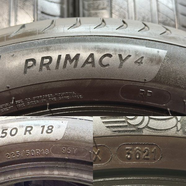 MICHELIN PRIMACY4 225/50R18 18インチ 夏タイヤ 4本 21年製 MINI 