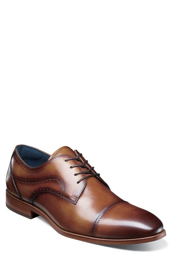 ステイシーアダムス メンズ シューズ オックスフォード キャップ Stacy Adams Bryant Cap Toe Oxford Tan タン