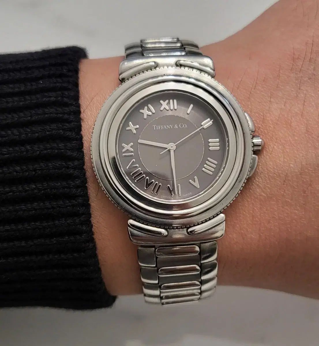 ティファニー メンズ 33mm インタリオ ウォッチ ブレスレット 男性 リスト ティファニー＆カンパニー