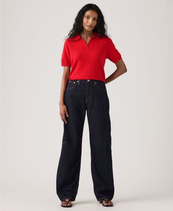 リーバイス レディース ボトムス デニムパンツ ジーンズ Levis Womens CinchighRise BarrelLeg Jeans Public Persona