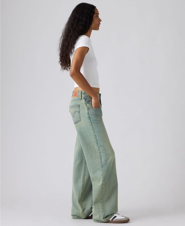 リーバイス レディース ボトムス デニムパンツ Levis WomensuperLow DoubleButton RelaxedFit Denim Jean Miners Business デニム