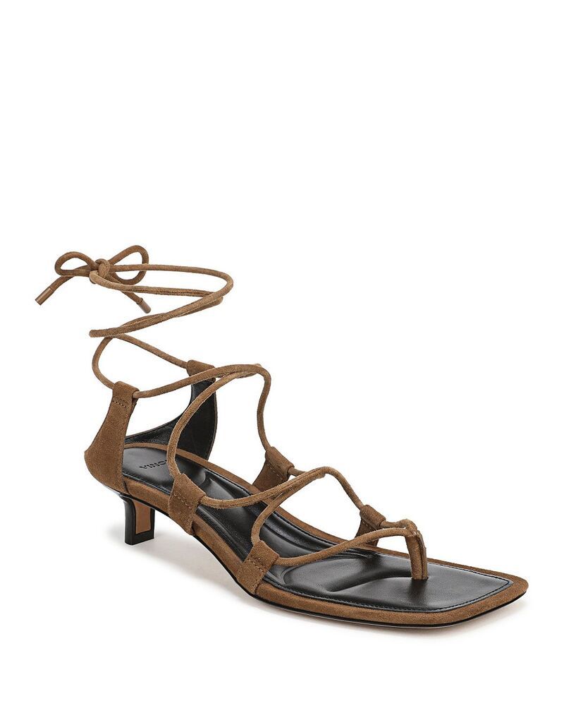 ヴィンス レディース シューズ サンダル アンクル Vince Womens Paulette Ankle Tie Sandals Elmwood