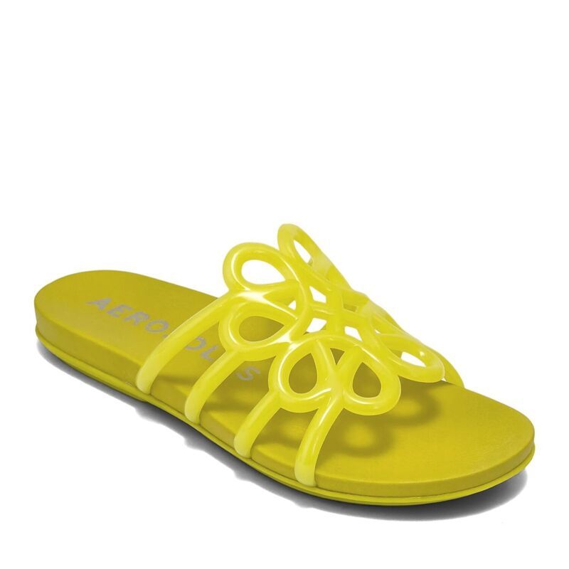 エアロソールズ レディース シューズ サンダル Aerosoles Frida WomenslipOn Flat Slide Sandals Kiwi