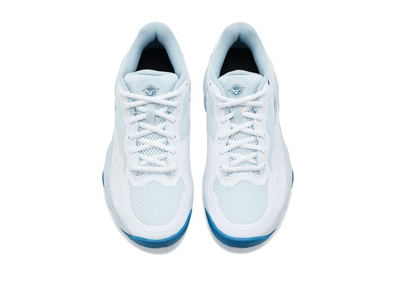 ミズノ レディース シューズ スニーカー Mizuno Wavenforce Court AC WhiteParisian ホワイト