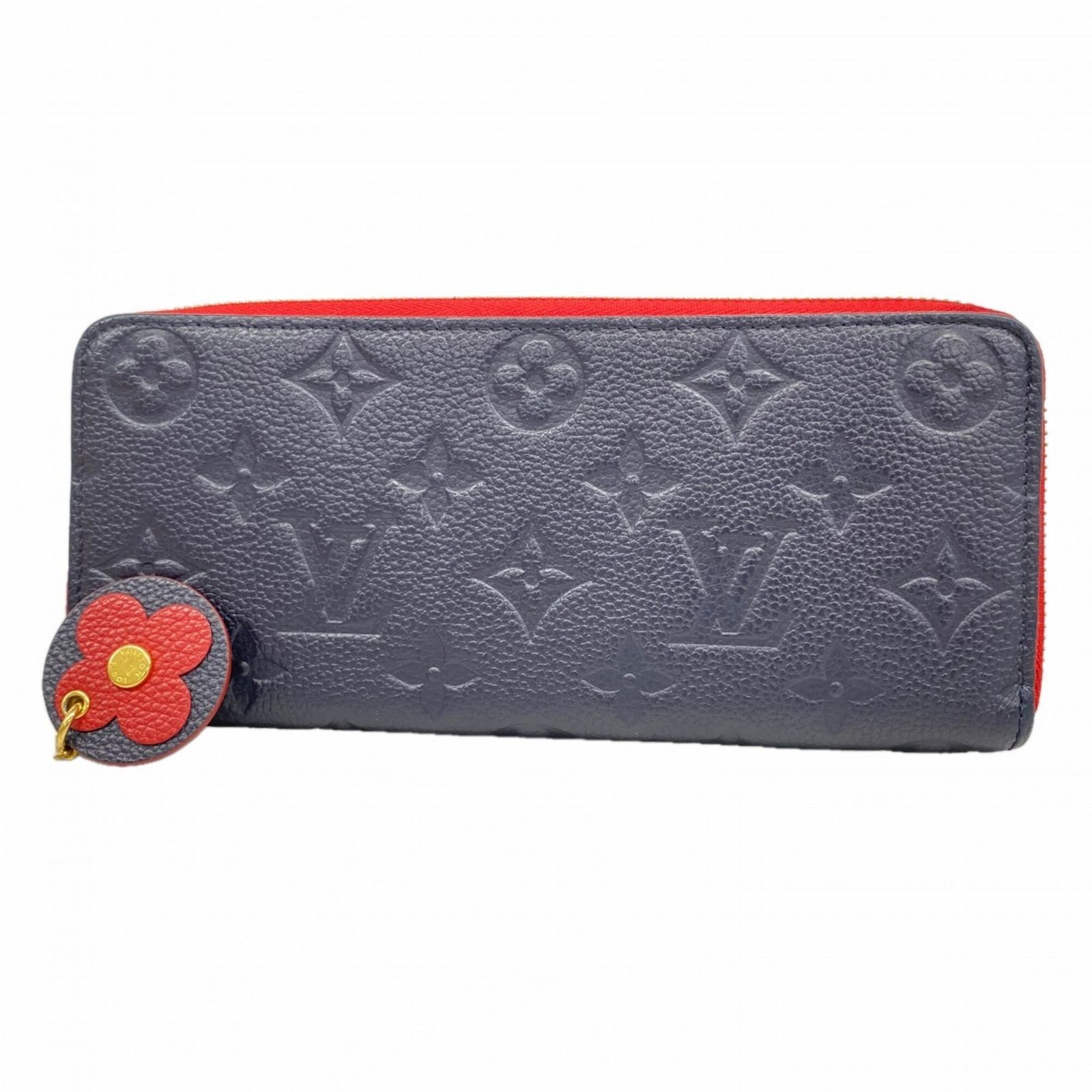 ルイ・ヴィトン(Louis Vuitton) ルイ・ヴィトン 長財布 モノグラム・アンプラント ポルトフォイユクレマンス M68325 マリーヌルージュレディース