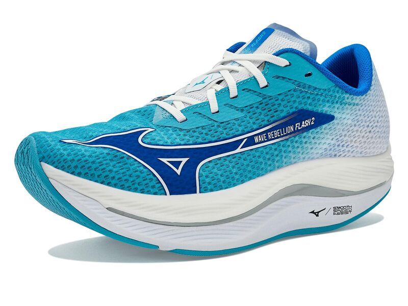 ミズノ メンズ シューズ スニーカー Mizuno Wave Rebellion Flash 2 River BlueMuge ブルー