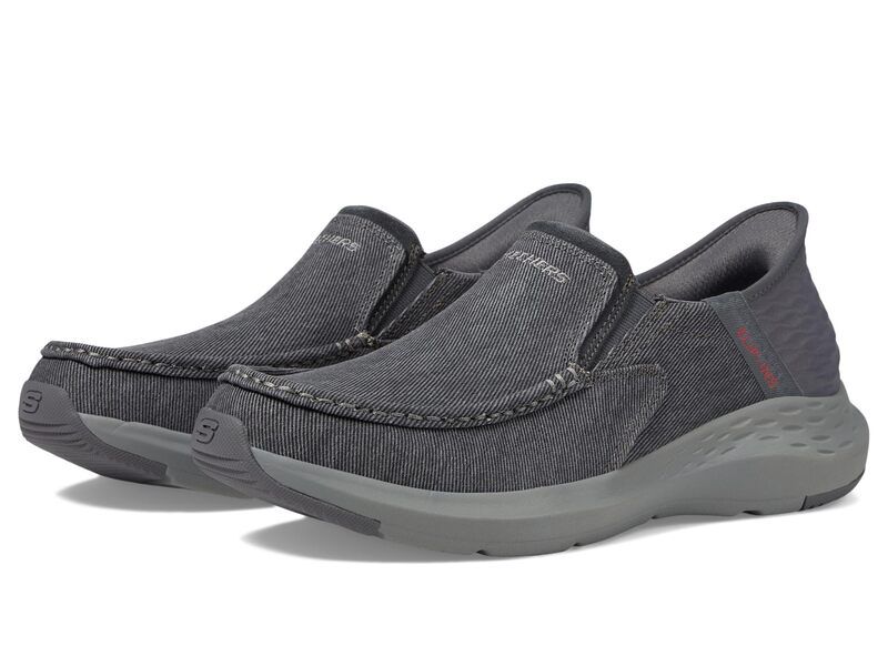 スケッチャーズ メンズ シューズ スニーカー SKECHERSlipIns Parson Dewitt Charcoal チャコール