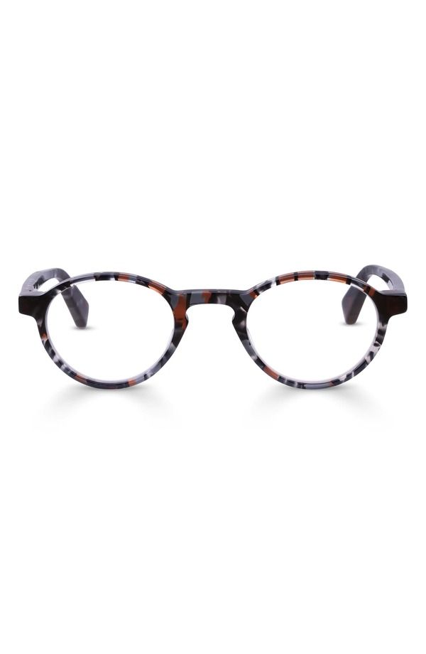 アイブブス レディース アクセサリー サングラス・アイウェア eyebobs Board Stiff 43mm Round Readinglasses Charcoal Hickory Pattern