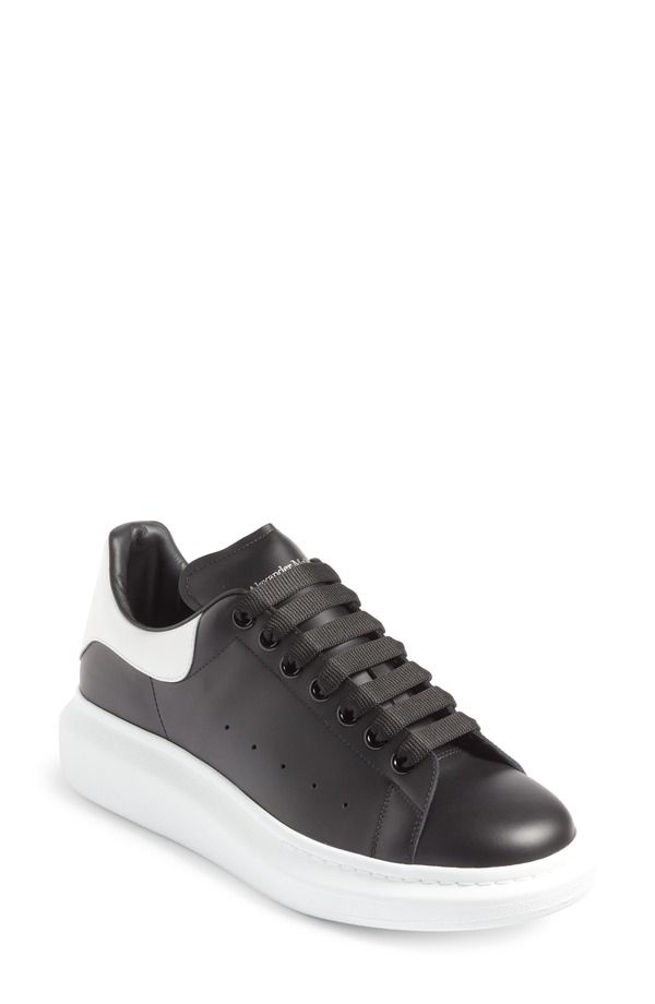 マックイーン メンズ シューズ スニーカー McQueen Oversize Sneaker Black White ホワイト