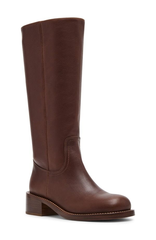 スティーブ マデン レディース シューズ ブーツ・レインブーツ Steve Madden Riggs Knee High Boot Rust Lea ラスト