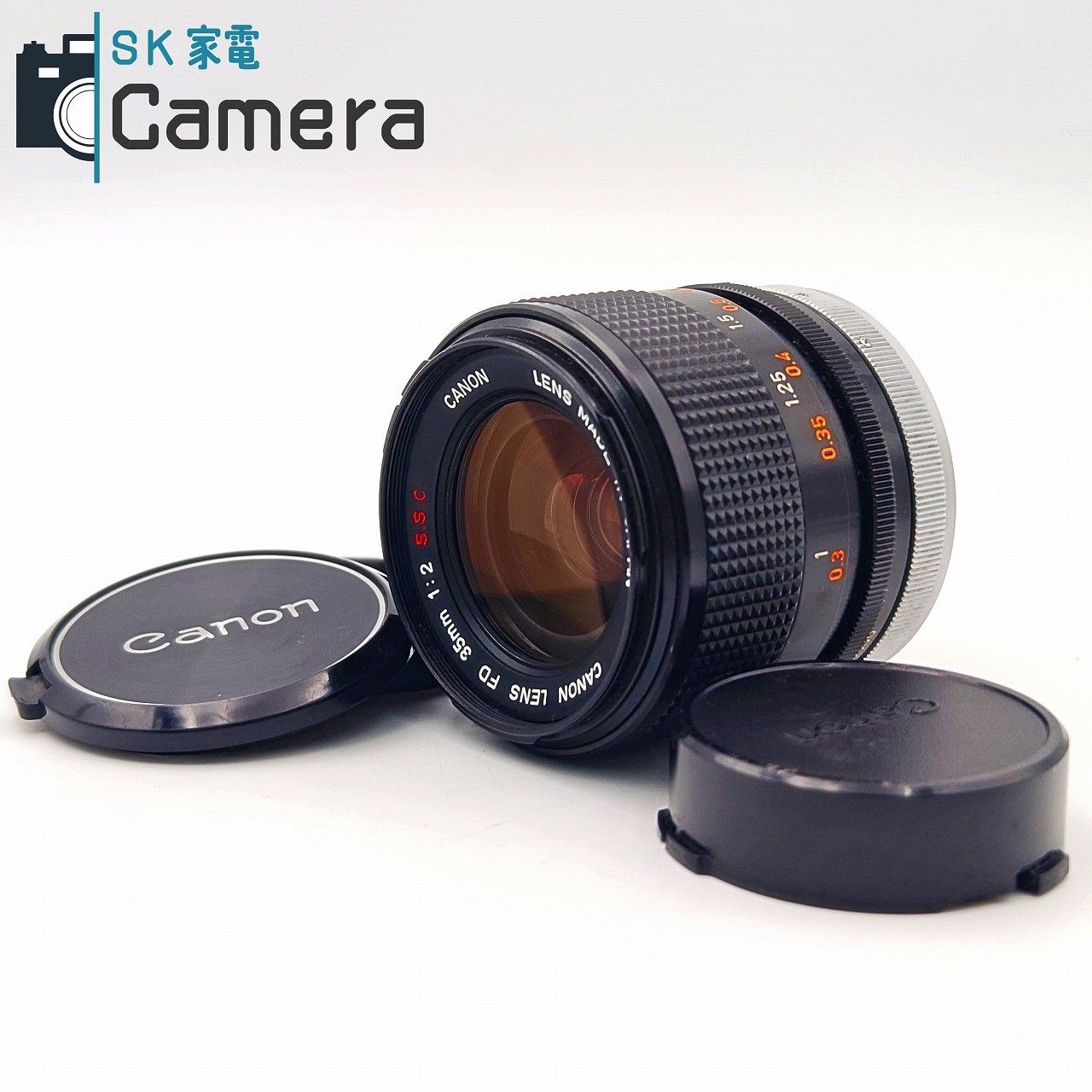 【中古】 Canon FD 35ｍｍ F2 S.S.C. 〇マーク キャノン キャップ付き