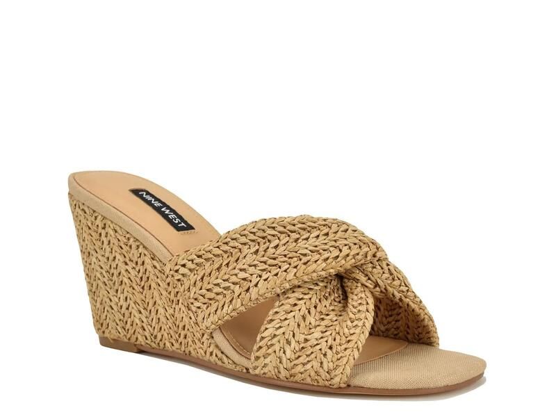 ナインウェスト レディース シューズ サンダル Nine WestNejia Wedge Sandal Natural