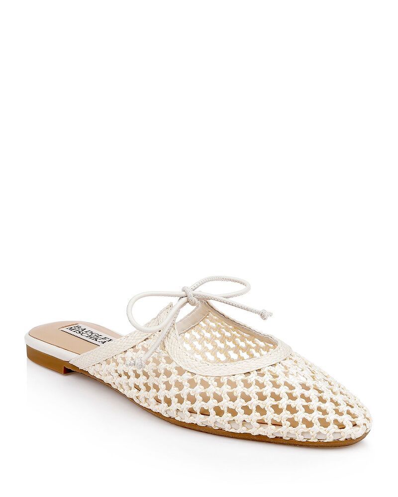 バッジェリーミシュカ レディース シューズ パンプス Badgley Mischka Womens Xailee Flats Cream クリーム