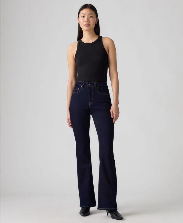 リーバイス レディース ボトムス デニムパンツ スリムフィット ジーンズ Levis Womens 726 HighRise Slim Fit Flare Jeans Cast Shadow