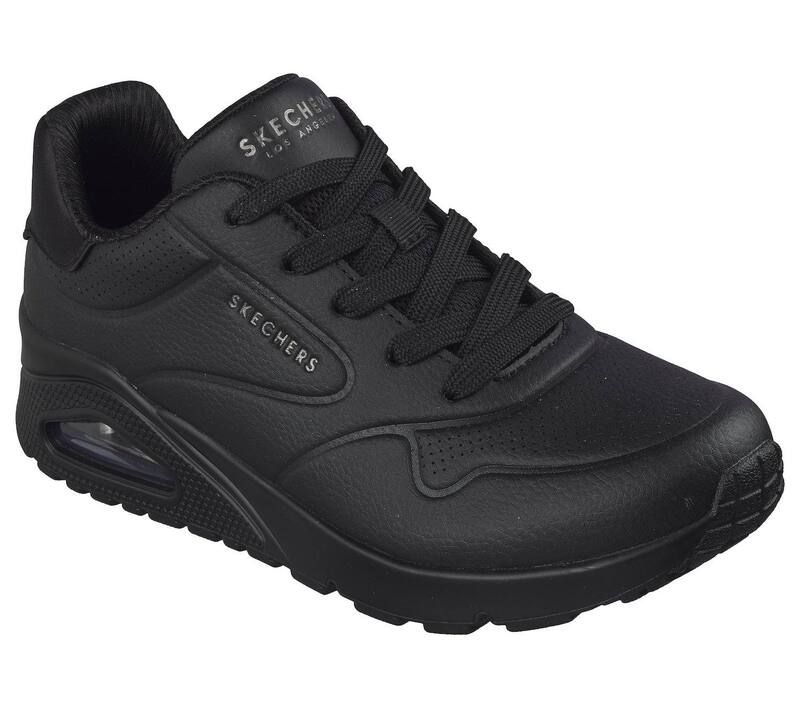スケッチャーズ レディース シューズ スニーカー Skechers Uno Savvy WomenslipOn Casual Sneakers Black ブラック