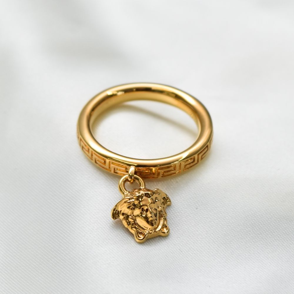 ヴェルサーチ リング 指輪 メンズ メデューサチャームリング VERSACE