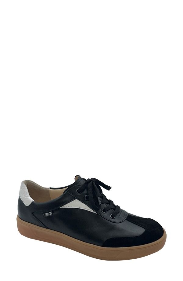 フィンコンフォート レディース シューズ スニーカー Finn Comfort Interlagosneaker Black White ホワイト