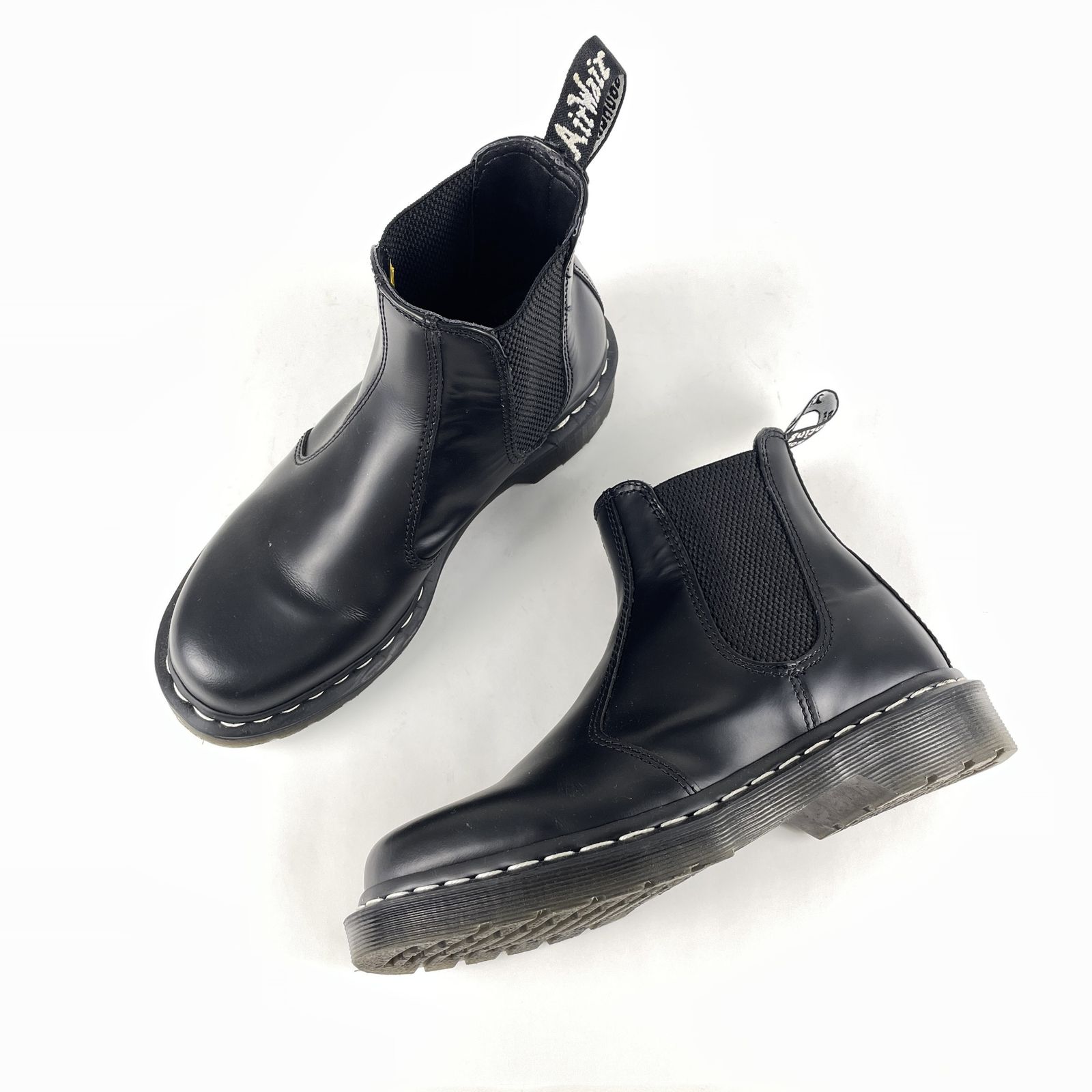 DR.MARTENS　ドクターマーチン　2976　WS　WHITE　STITCH　CHELSEA　BOOTS　チェルシーブーツ　サイドゴアブーツ　サイズUK5(24cm程度)　ブラック