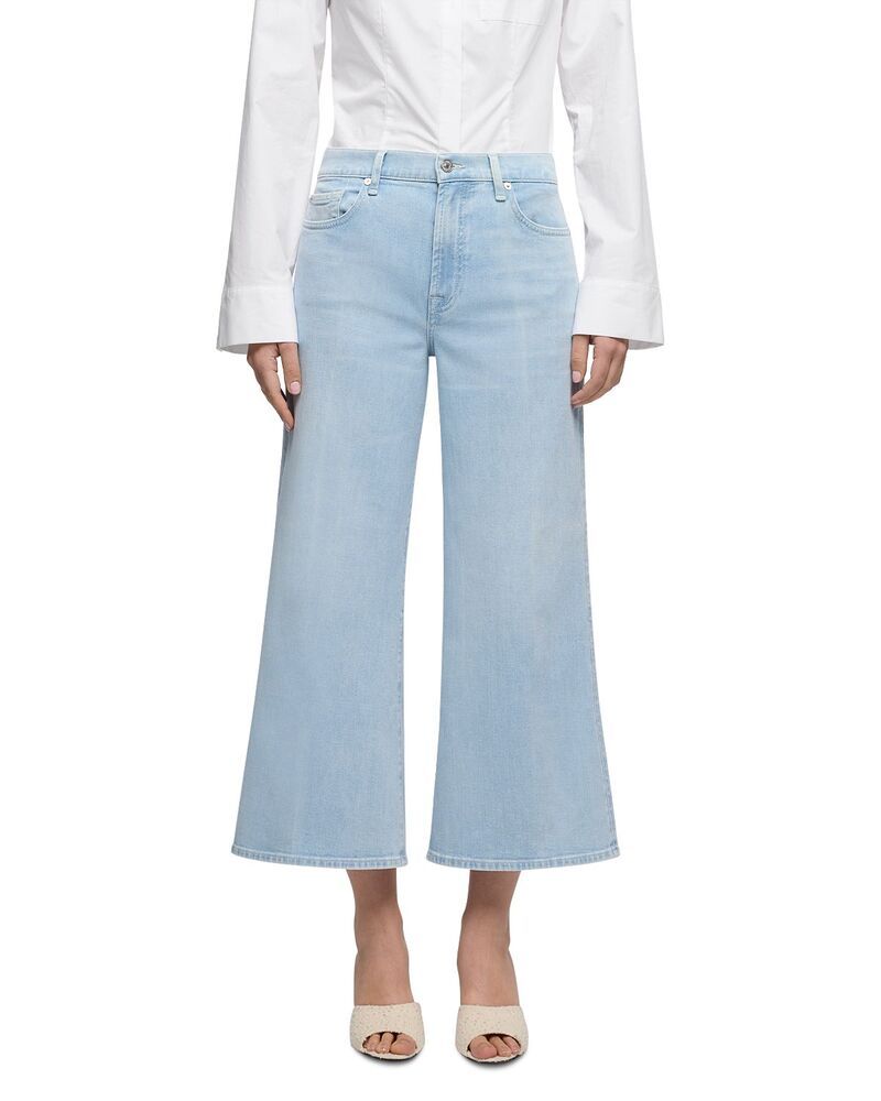セブンフォーオールマンカインド レディース ボトムス デニムパンツ プチ アンクル ジーンズ 7 For All Mankind Petites Lotta Wide Ankle Jeans in D