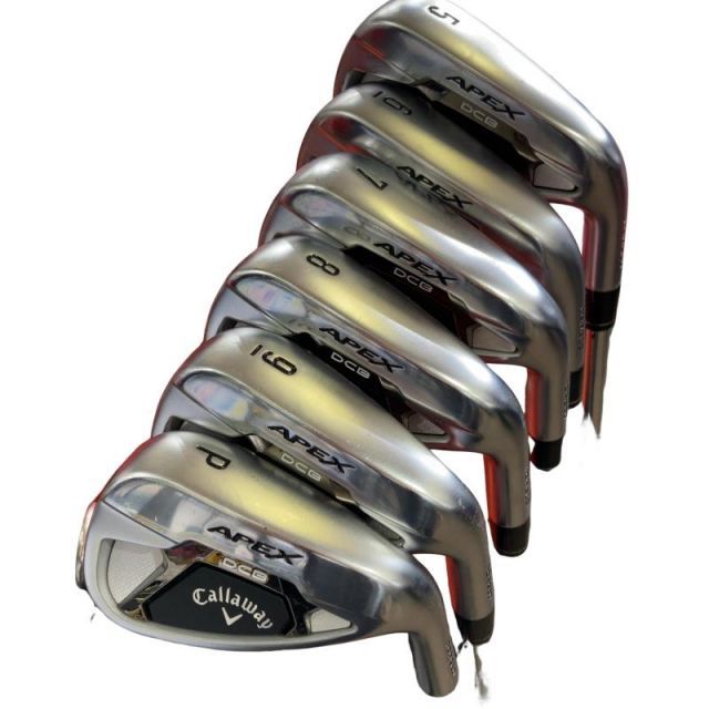 【中古】 キャロウェイ APEX DCB(2021) 6S アイアンセット IR NS PRO ZELOS 7 (フレックスS) メンズ 男性用 右利き 右用 Cランク ゴルフクラブ