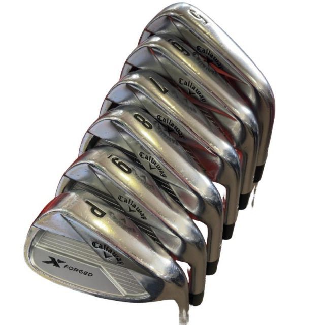 【中古】 キャロウェイ X FORGED(2018) 6S アイアンセット IR NS PRO MODUS3 TOUR120 (フレックスS) メンズ 男性用 右利き 右用 Cランク ゴルフクラブ